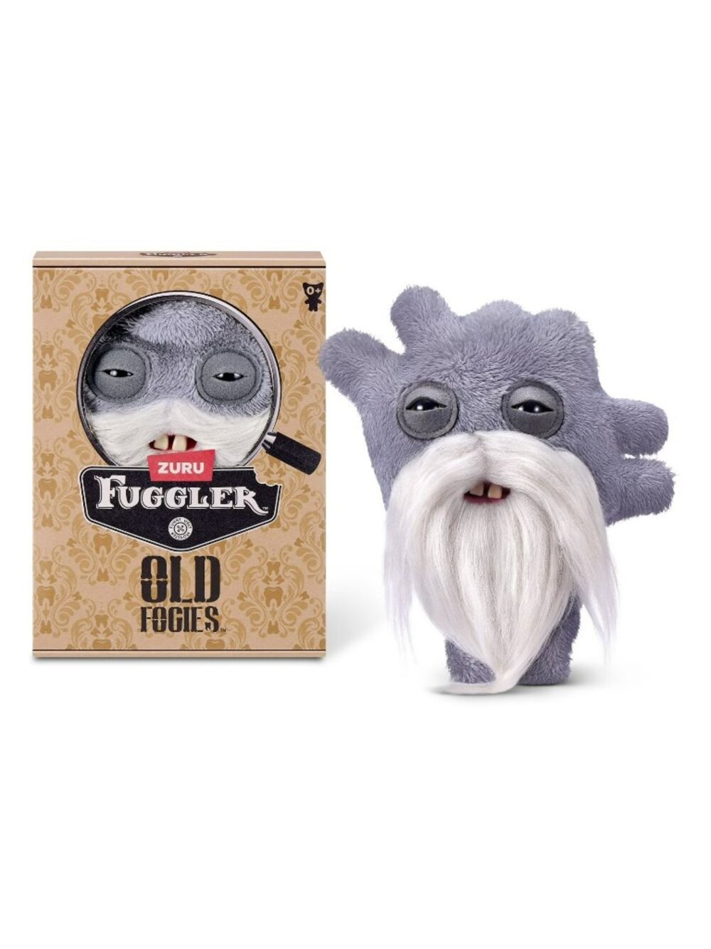 Fuggler Funny Ugly Monster Old Fogies Captain Cardiac 9" Plush